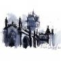 [St Gile\'s cathedral, Edinburgh], 10 cm x 15 cm

felt tip pen on paper, 2022
