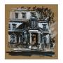 [Carlton House], 20 x 20 cm, Ink and watercolour on A5 Kraft paper
