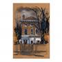 [MacCartney\'s house], Ink and watercolour on A5 Kraft paper
