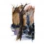 [Urban tree], 29.7 cm x 21 cm

Encre, brou de noix, aquarelle et acrylique sur papier, 2025
